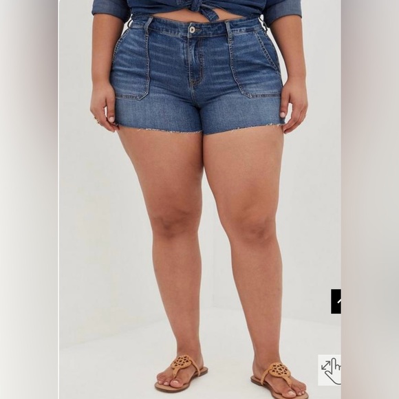Torrid Denim Shorts - Picture 1 of 8